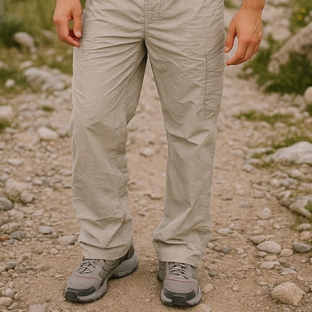 Cache Creek Tan Cargo Pants Size 38 Workwear Utility Outdoor Casual Durable